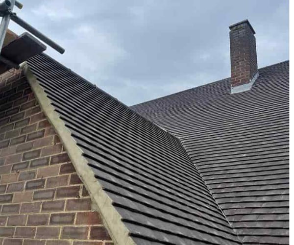 This is a photo of a pitched roof which is newly installed. Works carried out by DGH Roofing Armthorpe